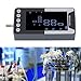 Digital Push Pull Force Gauge 1000N 100Kg 220lb Lb Digital Dynamometer Force Meter for Testing Works (US Plug)