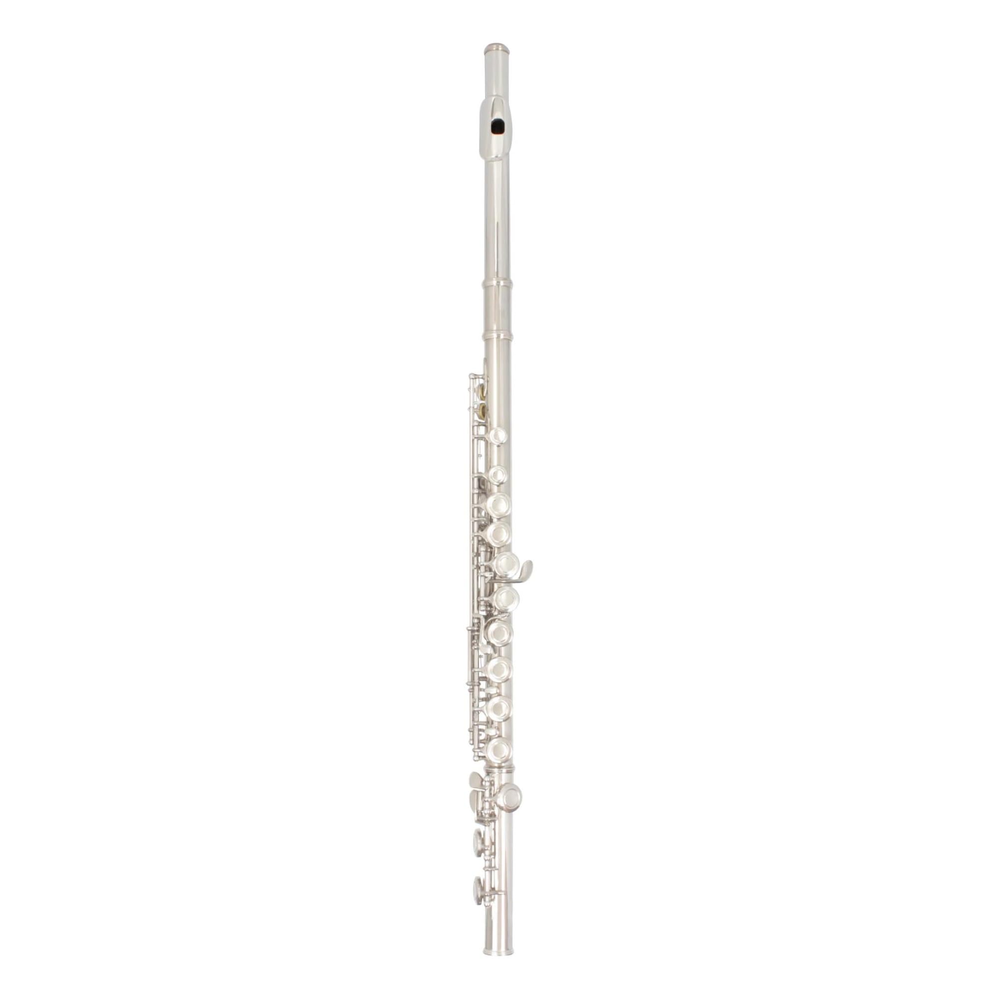 Flet Instrumenty Muzyczne 16 Otworowy Flet C Z Kluczem Zamkniętym Srebrny Miedzionikiel Profesjonalne Instrumenty Muzyczne Dęte Drewniane(Cloth box)