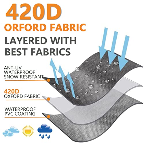 Umbrella Covers,Patio Waterproof Market Parasol Covers With Zipper For 7Ft To 11Ft Outdoor Umbrellas Large #TOP1