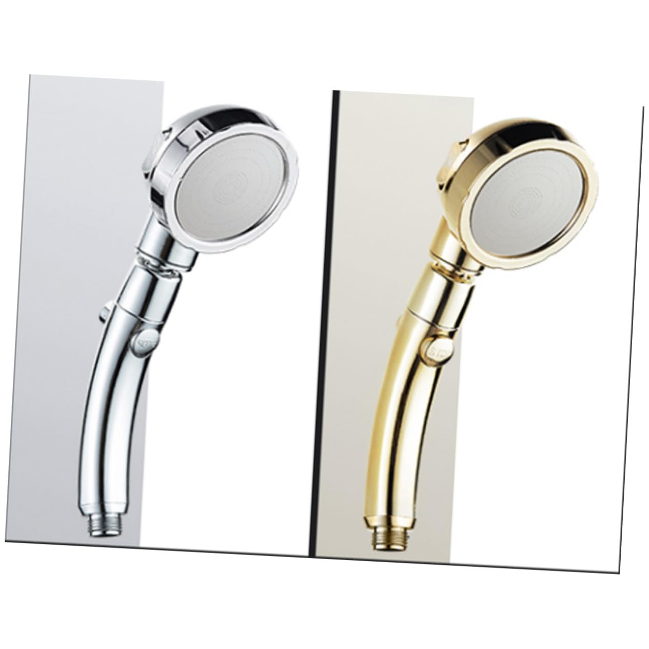 Soffione Doccia Portatile ad Alta Pressione 3 Modalità Regolabili, Funzione di Risparmio Idrico e Incremento Pressione, in Acciaio Inox e Abs, per Casa e Hotel