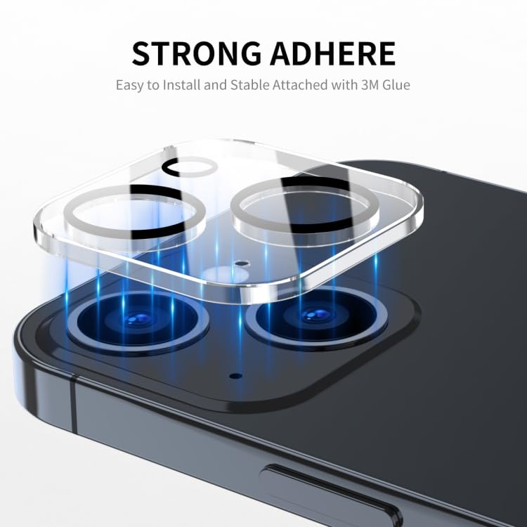 Image of Xmon Back Camera Lens Protector for iPhone 14 Premium Camera Glass Protector Guard, Anti-Scratch, Ultra-Clear, Easy Installation