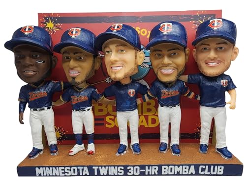 Minnesota Twins Quintuple Bobblehead MLB Baseball