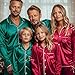 Custom Christmas Matching Family Pajamas, Personalized Couples Sleepwear, Gift for Him, Gift for her, New Year's Nightgown Personalized Multicolor