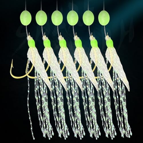 5 Piezas de Rigging de Pesca para Sabiki con Materiales para Rendimiento Duradero y Uso miniatura 2