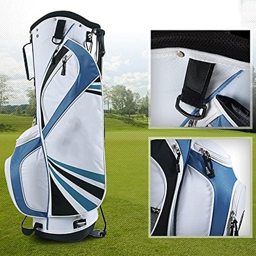 Men's and Women's Golf Bag Holders Lightweight Golf Club Bags Suitable for Playing Off The Court or as Gifts for Relatives and Friends Green (Blue)