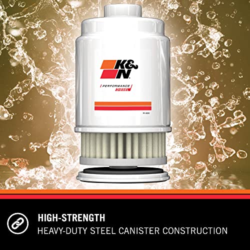 K&N Diesel Fuel Filter: Performance Fuel Filter, Premium Engine Protection, Compatible With 2001-2015 Chevrolet/Gmc Truck 6.6L Duramax Diesel Engines, Pf-3000 #TOP5