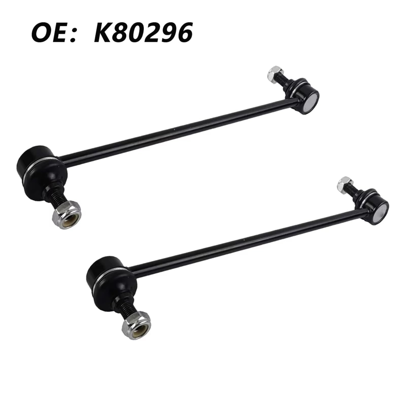 Buje de Barra estabilizadora, 2 Piezas, bieletas de Barra estabilizadora Delantera, Kit de bieletas estabilizadoras K80296, Compatible con Mazda 6 Cx-5 Cx-9 -