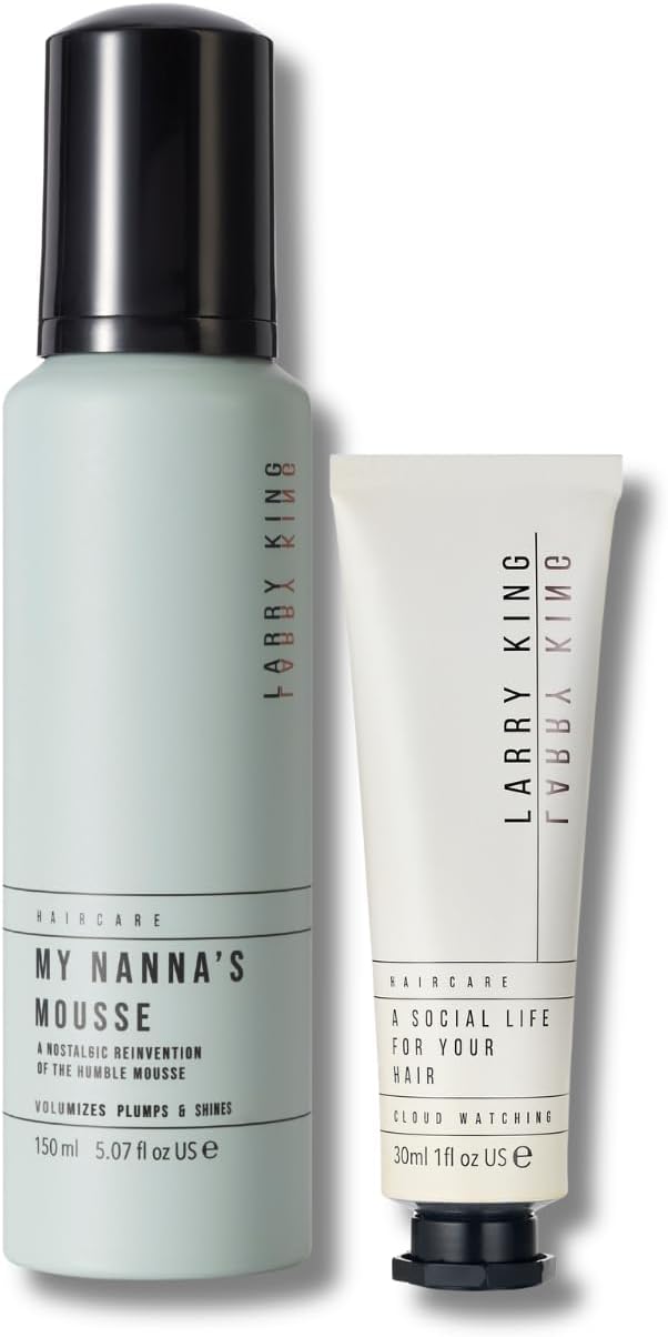 Blow Dry Edit - Mousse & Styling Cream Duo for Volume, Smoothness & Style
