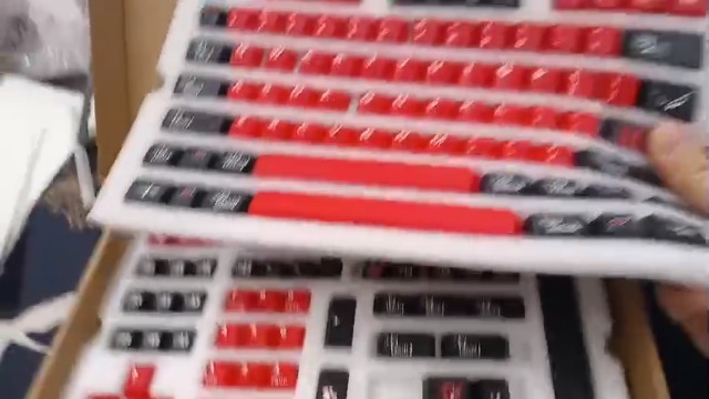 Goddess Keycap Japanese Red Black 142 Keys Cherry Profile PBT 5