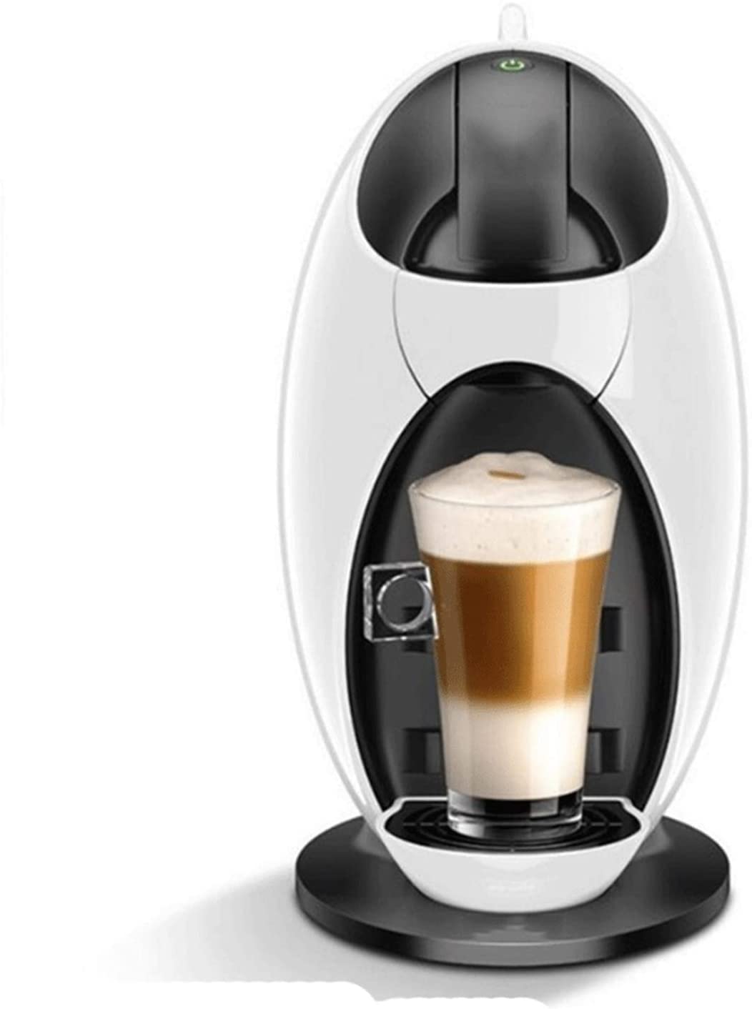Coffee Maker Capsule Coffee Machine Creative for Home Office Hot and Cold Fancy Ice Espresso Coffee and Cappuccino Coffee Maker Coffee Machine(White)