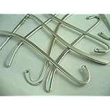 ビーズクラブ しおりパーツ 7本 シルバー 87mm 栞 手帳 本 通し穴付き ブックマーク ブックマーカー パーツ