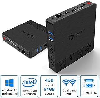Beelink BT4 Mini PC Intel Atom Z8500 Windows 10 Mini Computer, 4GB DDR3L