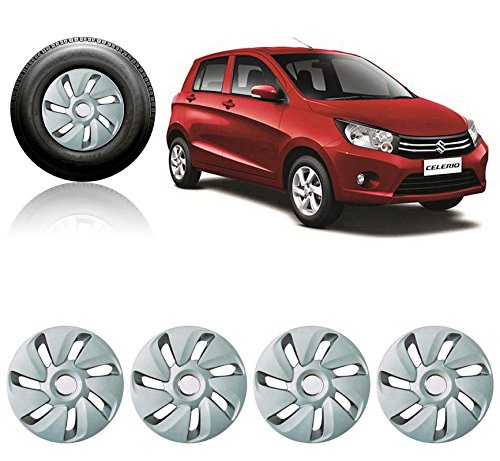 Image of Autopearl Car Full Caps 14 Inches Wheel Cover for Maruti Suzuki Celerio (Black)