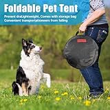 Outdoor-Haustierzelt, Tragbares Faltbares Haustiergehegezelt, Atmungsaktives Mini-Katzenzelt für Haustier, Außenspielzelt für Katzen Kleine Hunde auf Deck/Hof/Terrasse/Park/Camping