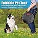 Outdoor-Haustierzelt, Tragbares Faltbares Haustiergehegezelt, Atmungsaktives Mini-Katzenzelt für Haustier, Außenspielzelt für Katzen Kleine Hunde auf Deck/Hof/Terrasse/Park/Camping