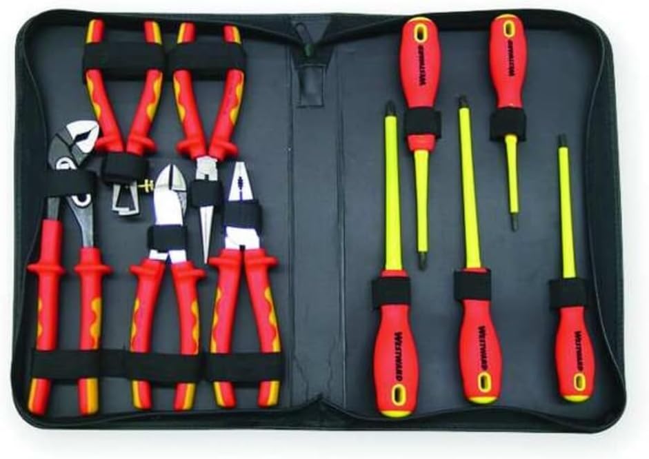 Westward 1YXJ7 Kit de Herramientas Aisladas, 10 Piezas