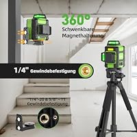 Huepar 3x360° Kreuzlinienlaser grün – Ansicht 5
