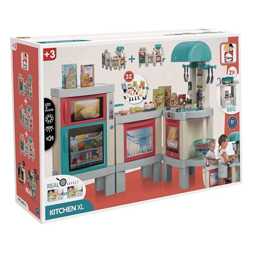 Chicos - 3 in 1 Toy Kitchen | Deli XL Photochromic System with Real Cooking Effect, Lights & Sounds. Module Convertible into a Grill & Easy Assembly. Ideal for Children (85124) - Image 5