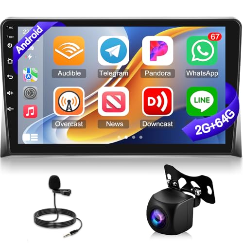 Carplay & Android Auto & Mirror Link: questa autoradio per VW supporta CarPlay/Android Auto. È sufficiente connettersi tramite USB o Bluetooth per proiettare i contenuti del telefono sull'ampio schermo dell'unità principale; è inoltre possibile guardare video a 1080P, immagini ad alta definizione e altro ancora. Accedete facilmente al vostro telefono tramite Siri o l'assistente vocale per effettuare chiamate, navigare, riprodurre musica o gestire altre applicazioni