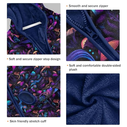 CHIFIGNO Pizza Cat Sweatshirt Jacket with Hood Toddler Jackets for Fall Winter Kids Zip up Jacket 3T3