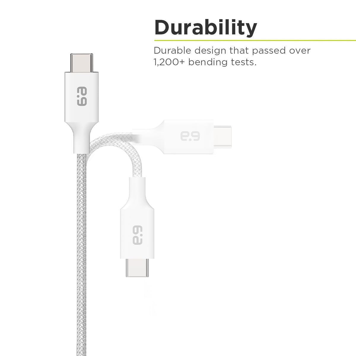 PureGear Cavo intrecciato da USB-C a C + da USB C a A (1,8 m, 2 pezzi), cavo di ricarica per iPhone Air, 17, 17Pro, 17ProMax, 16, 15, MacBook, Galaxy S25/S24/S23 Ultra, Pixel10/9/8 e dispositivi USB-C