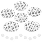 Toyvian 100 Stück Druckdichtungen für Flaschen und Glasdeckel Weiße Selbstklebende Dichtungen aus Druckempfindlichem Material Langlebig und Abdichtend zum Versiegeln Verschiedener