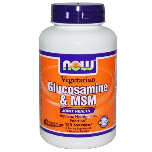 NOW Foods Glucosamine & MSM Vegetarian - 120 vcaps