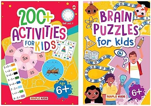 Buy Brain Activity Book for Kids - 200+ Activities for Age 6+ & Brain ...