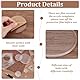 PH PandaHall Packung mit 6 Router-Schablonen Kreis Inlay Schablonen Klare Zeichnungsskala Lineale Acryl Router Jig Schablone Dekorative Schablonen Messwerkzeugsatz für Holzbearbeitung und Basteln
