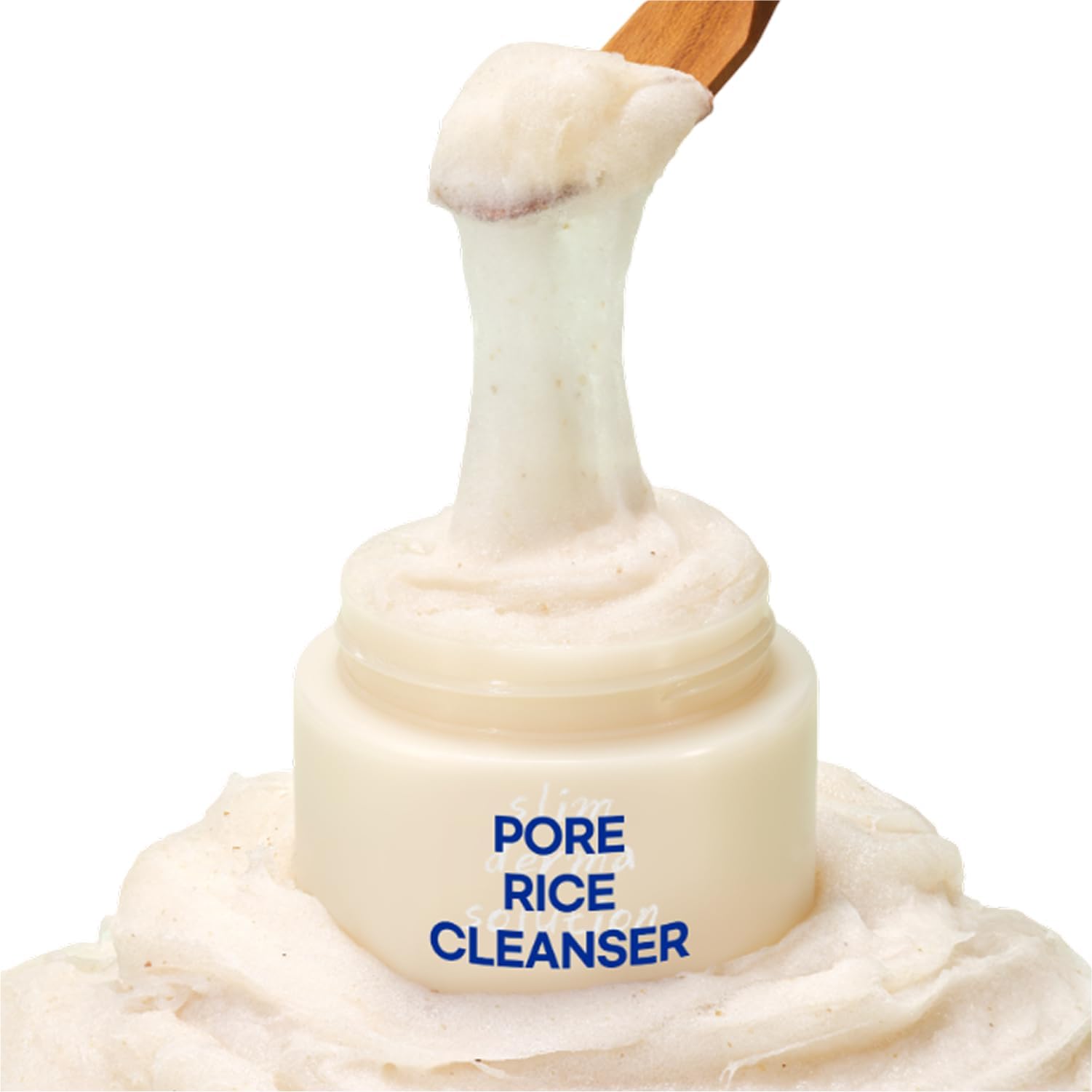 Lab.it Pore Rice Cleanser (50g/1.69 oz) | Mochi Facial Cleanser & Foaming Face Wash for Sensitive & Oily Skin, Deep Cleansing Pore Cleanser with Rice Peptide, Refines Skin Texture, Radiant Skin, Vegan