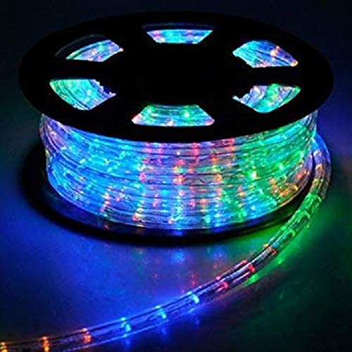 Image of ARISHT, LED Strip Rope Pipe Lights SMD Roll with 1 Year Warranty Waterproof Decorative led Light with Adapter. (Multi Color, 25 Meter)
