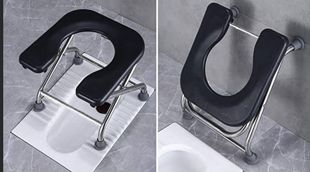 See full amazon price history chart for RESTURA Black Foldable Stainless Steel Shower Commode Chair with Sturdy & Robust Constructed Stainless Steel Frame Comfortable For Elderly Pregnant Women RESTURA Black Foldable Stainless Steel Shower Commode Chair with Sturdy & Robust Constructed Stainless Steel Frame Comfortable For Elderly Pregnant Women (B0CYWY5VK6) Amazon Price History, Amazon Price Tracker