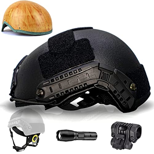 Casque balistique en Kevlar aramide noir protection tactique Fast IIIA premium