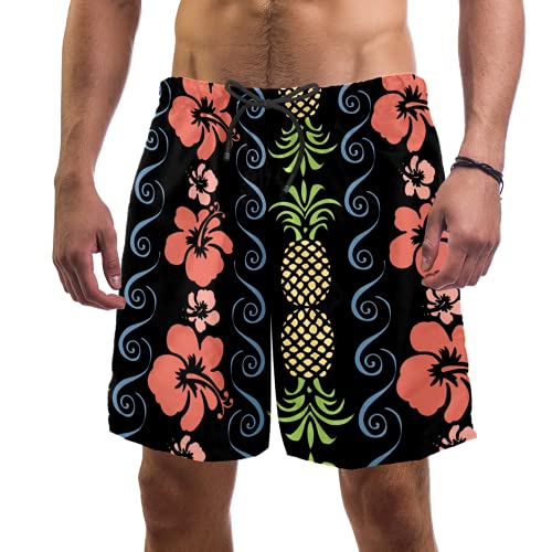 Short de bain homme anti-irritation taille élastique noir L