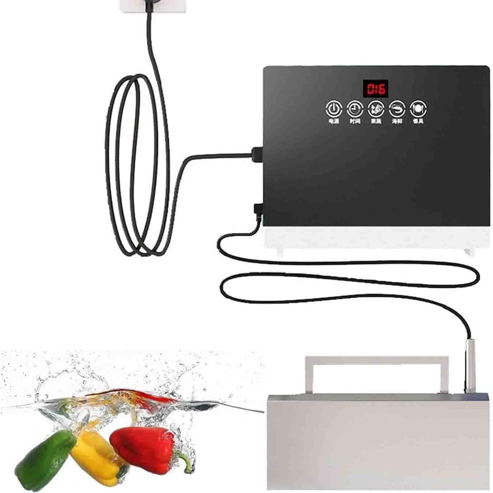 Frutta Verdura Lavastoviglie Lavello,Lavastoviglie Automatica,Controllo Touch + Efficiente,Pulisce Stoviglie/Frutti Mare,Acciaio Inossidabile Anticorrosivo,Cucine Domestiche/Ristorant