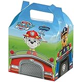 amscan Paw Patrol Favor Box- 8 pcs, Multicolor, One Size