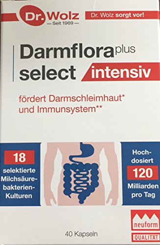 Dr. Wolz Darmflora plus select intensiv, 2 x 40 Kapseln Dr. Wolz Darmflora plus select intensiv, 2 x 40 Kapseln