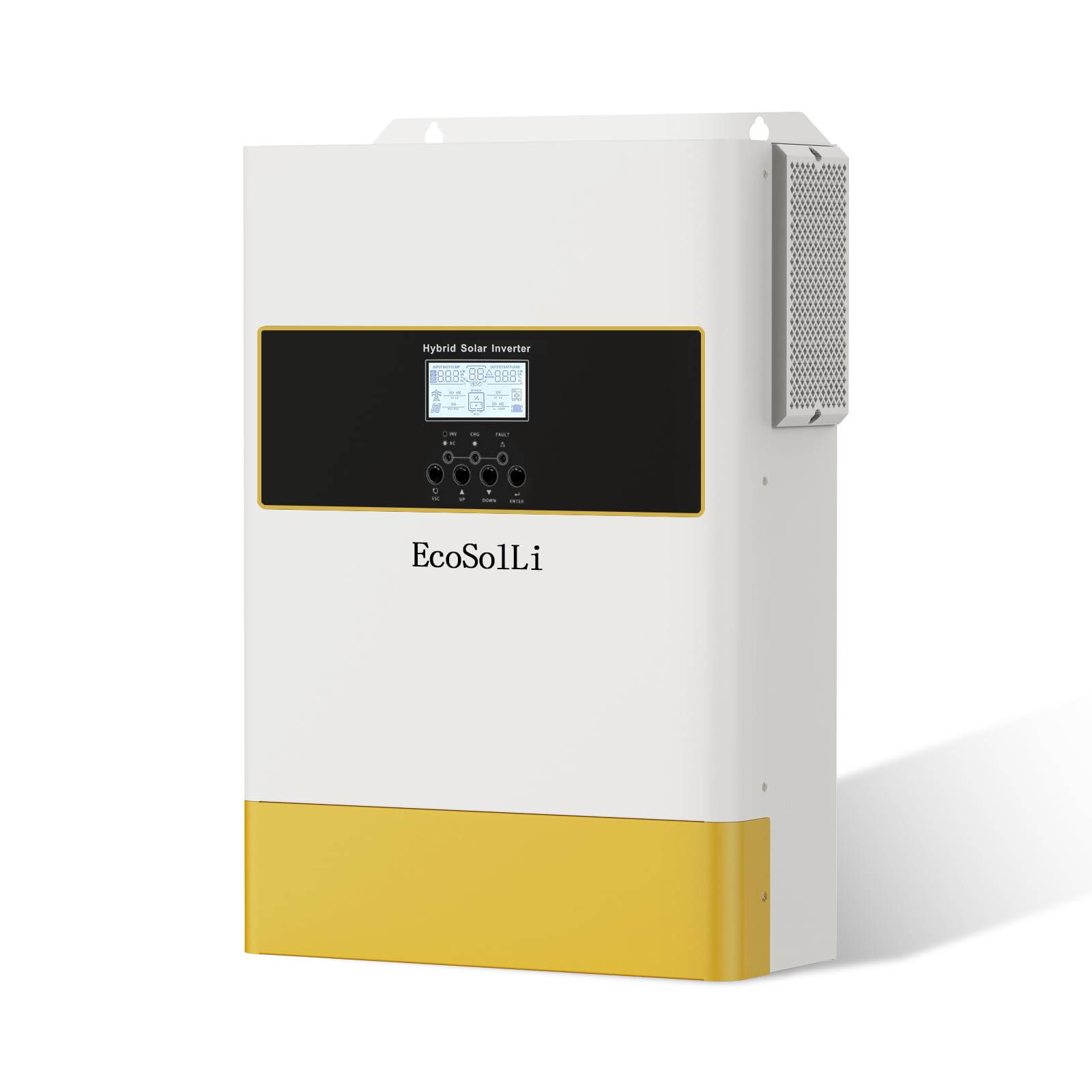 Onduleur Hybride 6200W 48V - Pur Sinus MPPT Hybride 120A 230V, Fonctionne sans Batterie, Fonction parallèle, Chargeur Solaire Off-Grid avec Régulateur de Charge 60-500V DC, Compatible Module WiFi