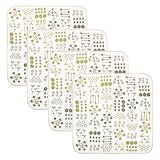 オルタ(oruTa) ハンカチ 4枚セット mikkegauze(ミッケガーゼ) タオルハンカチ ガーゼハンカチ 泉州タオル プチギフト 個包装 リボンシール付き レディース 24×24cm 綿100％ 日本製 (4, おしばな)