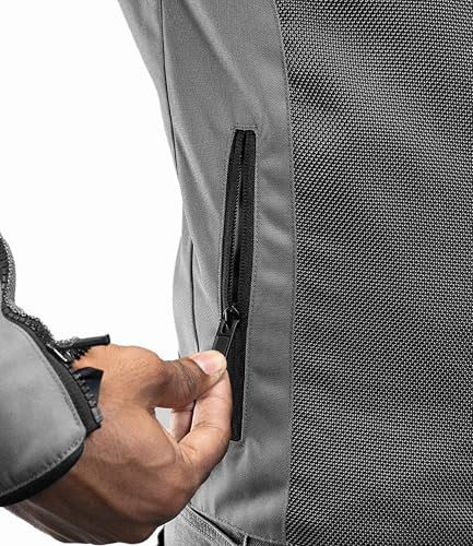 Image of Rynox Cypher GT 2 Jacket - Mesh Motorcycle Riding Jacket | Impact Protection | Abrasion Resistance