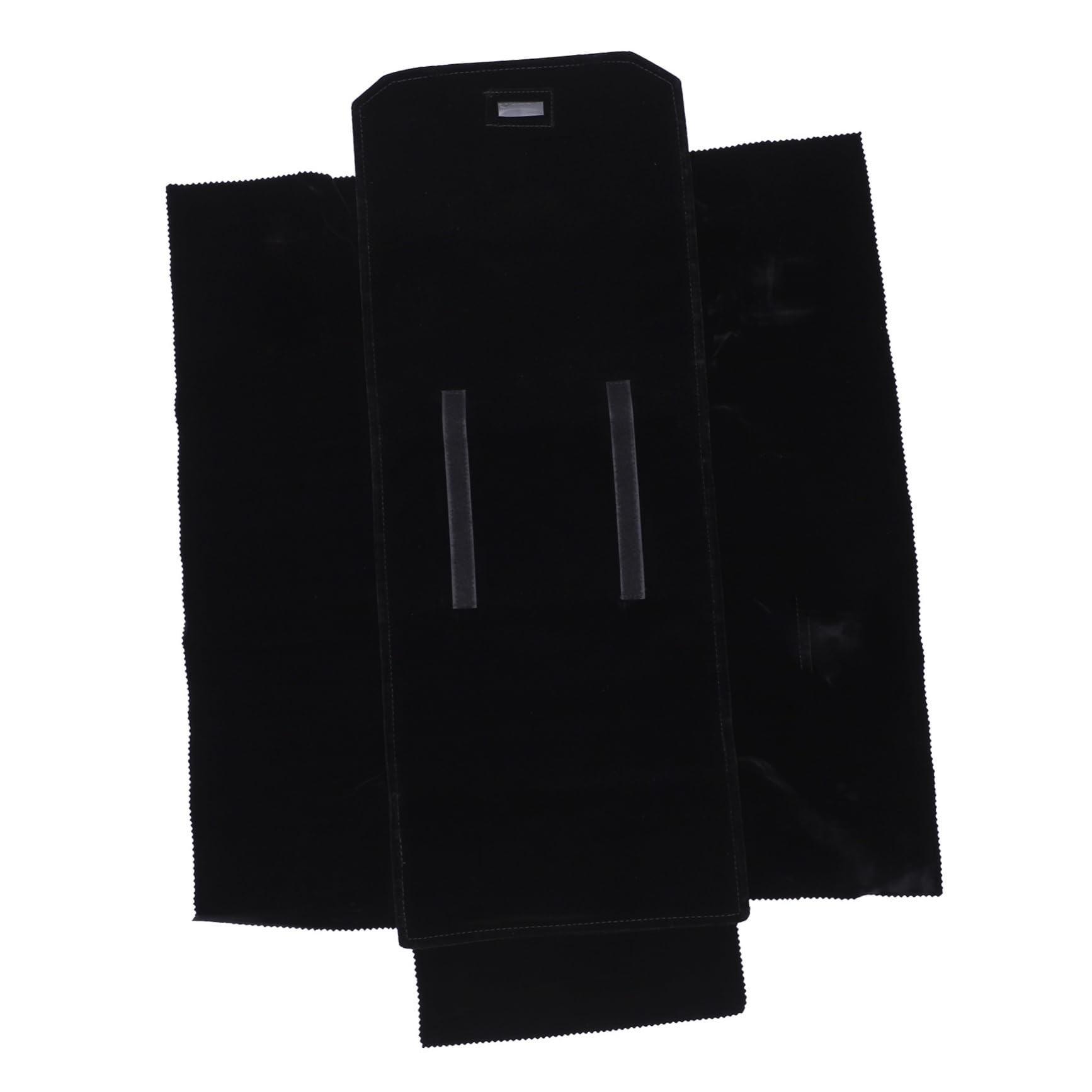 SOIMISS Bolsa para Reloj de Franela Negra, 1 Pieza, Compacta