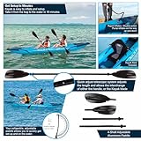 Aqua Spirit Inflatable Kayak Board | 10'5”/13’5” | 1 or 2 Person Complete Kayak Kit with Paddle, Backpack, Double-Action Pump and more accessories | Adult Beginners/Experts | 2 Year Warranty - Image 6
