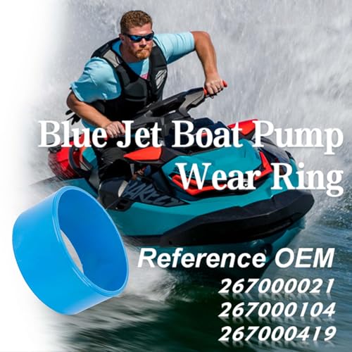 Rldym Upgrade Wear Ring 155.5mm 267000104 for Sea-Doo Gti Se 130 2006-2012 Gti Se 155 2008-2012 Gts 130 1503 2011-2012, Replace# 271001236, 267000419, 267000021