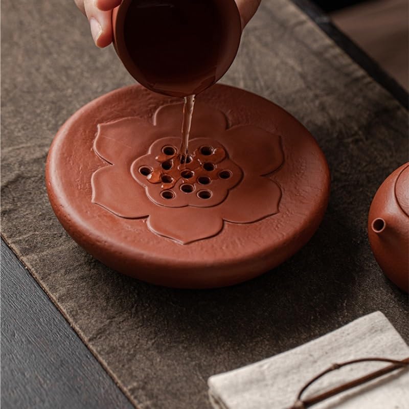 Plateau à thé chinois TUSUOD, accessoires de cérémonie du thé pour table basse - 6