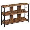 VASAGLE boekenkast met 6 vakken, staande plank, open, opbergrek, voor kantoor, woonkamer, slaapkamer, 120 x 33 x 80 cm…