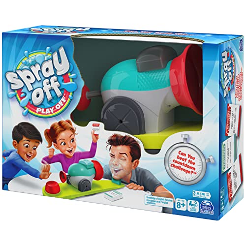 Spray Off Play Off, Water Splashing Challenge Indoor/Outdoor Backyard Camping Funny Prank Board Game Summer Toy, For Families And Kids Ages 8 And Up #TOP6