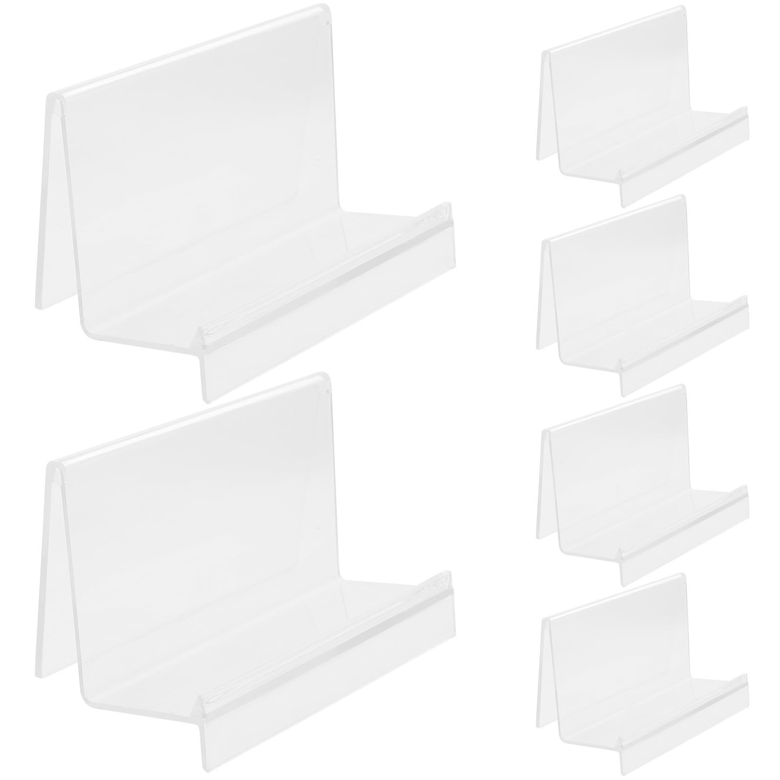 HEALLILY Transparente Expositor 6 Piezas de PP para Carteras y Tabletas