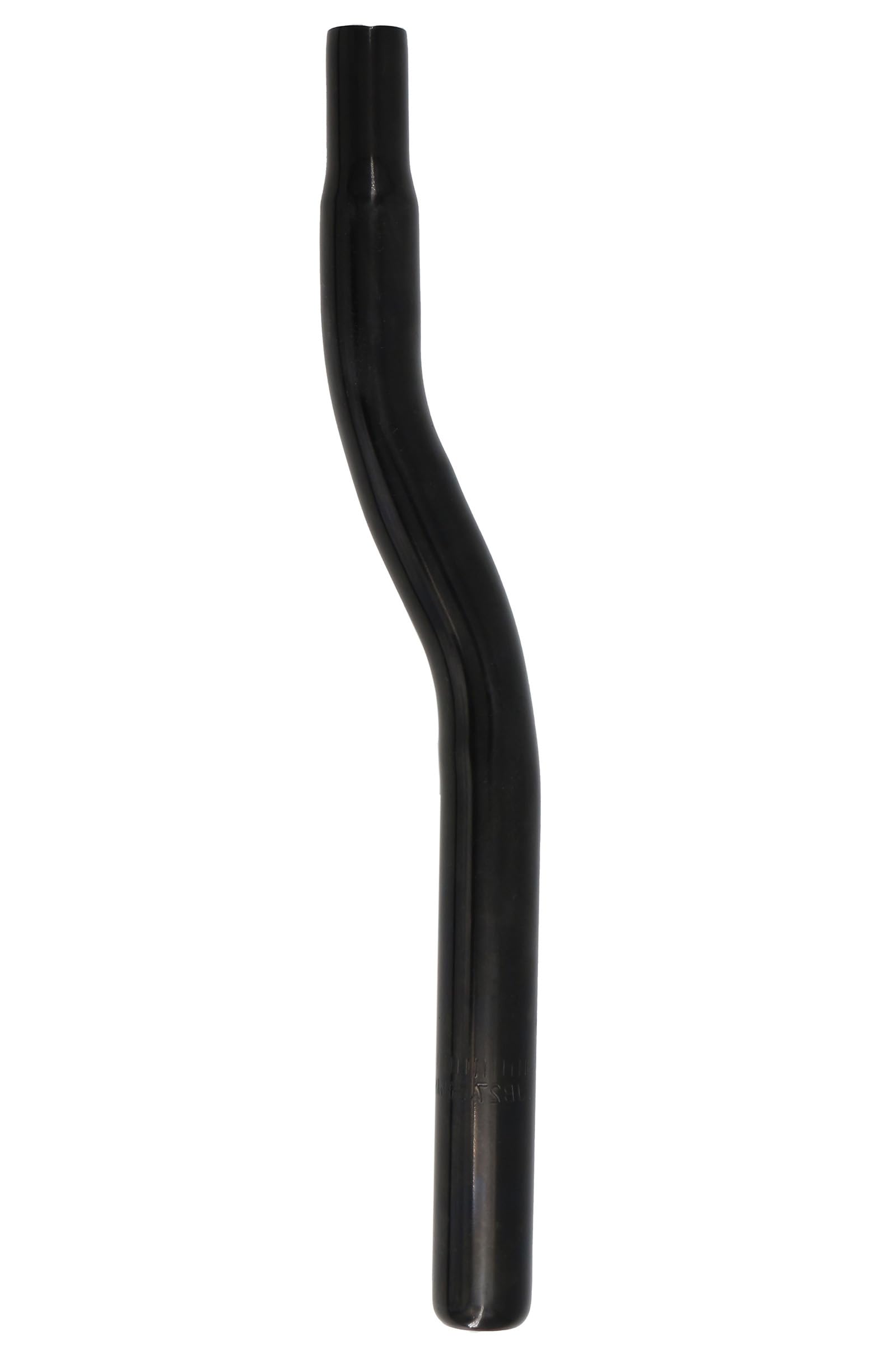 Bike Seat Post W/O Support, Steel Drainpipe Style BMX Bicycle Seat Post Without Support, Multiple Sizes (Black)