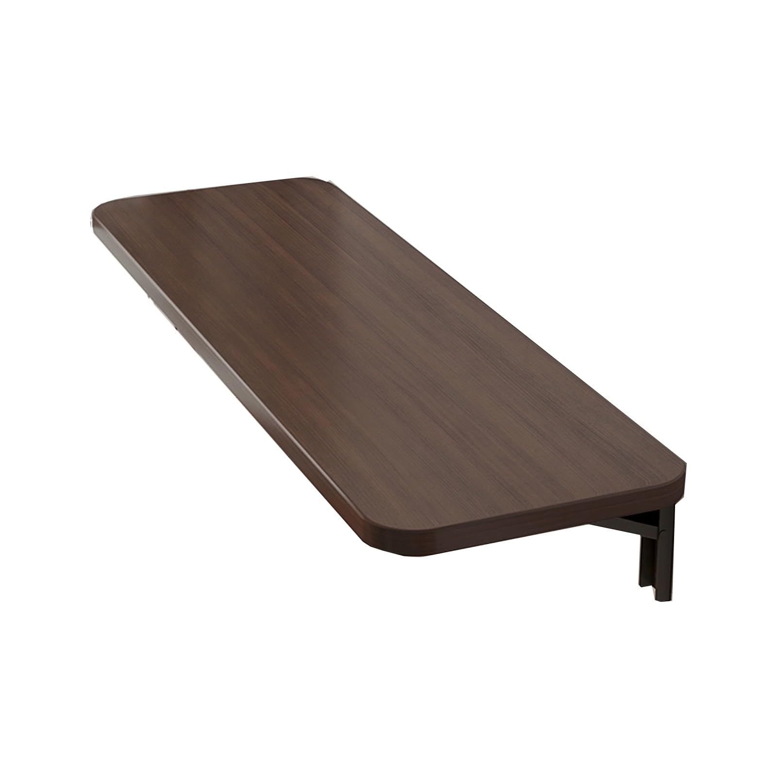 Table pliante murale en noyer 30x40 cm pour petit espace