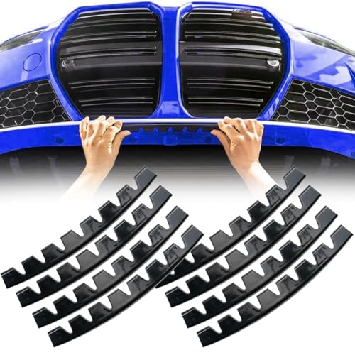 AUTOXBERT Front Bumper Scrape Guard 8 PCS Car Anti-Skid Kit Chassis Anti-Scratch DIY Protector for Cars with Pre-Attach
